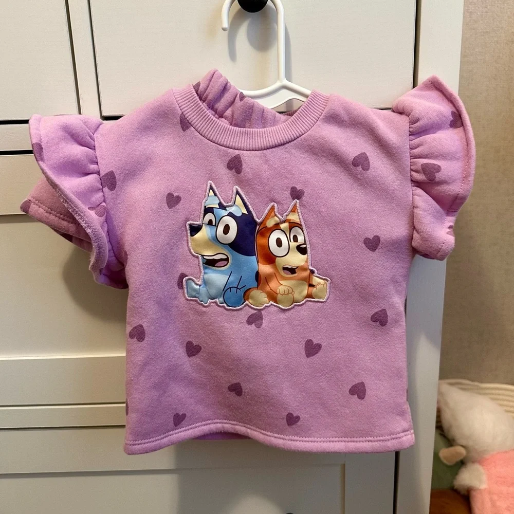 Bluey - Precious Purple Two Piece Matching Set - Only Worn Once!
